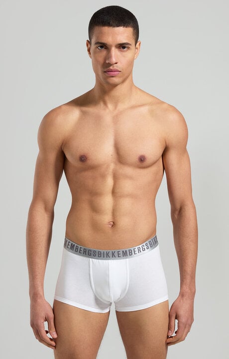 dirk bikkembergs 2-pack silver men's boxers