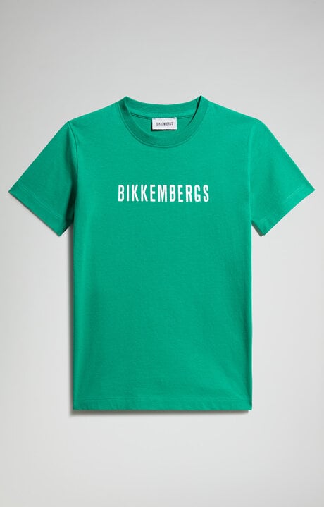 Dirk Bikkembergs Boy's T-shirt With Contrast Logo