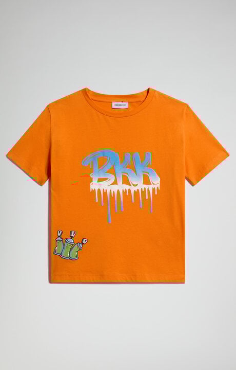 dirk bikkembergs Boy's t-shirt with street print