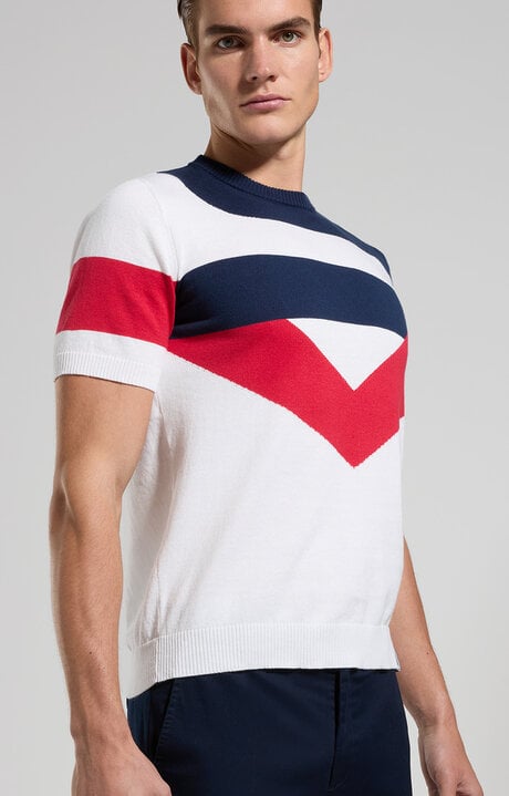 dirk bikkembergs Colour block men's knit top