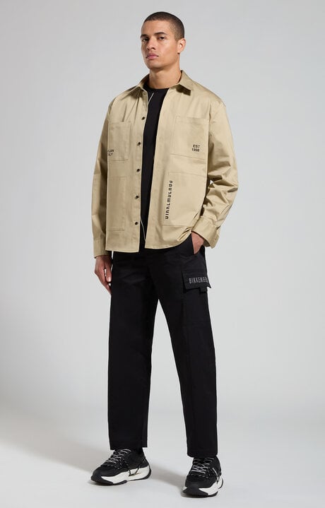 Dirk Bikkembergs Gabardine Men's Shirt