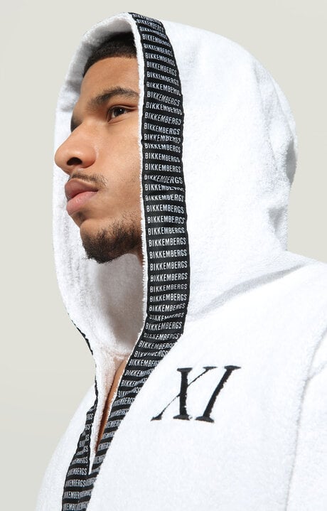 Dirk Bikkembergs Men's Bathrobe With Tape