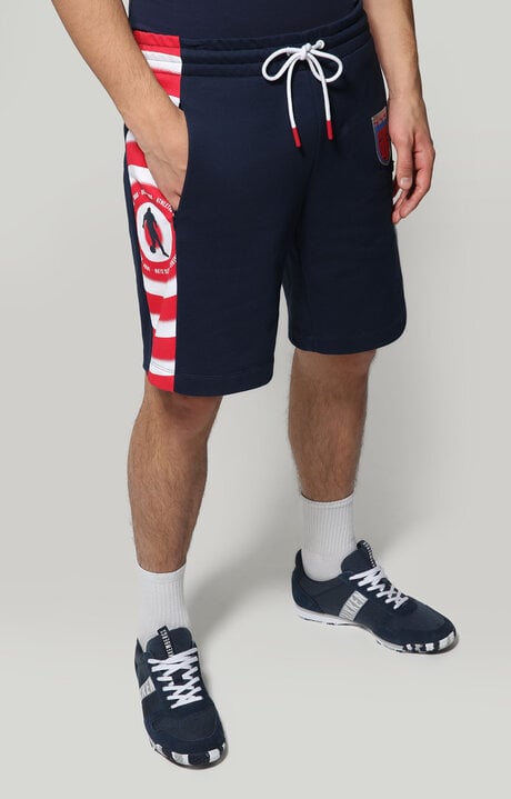 dirk bikkembergs Men's bermuda shorts with patch