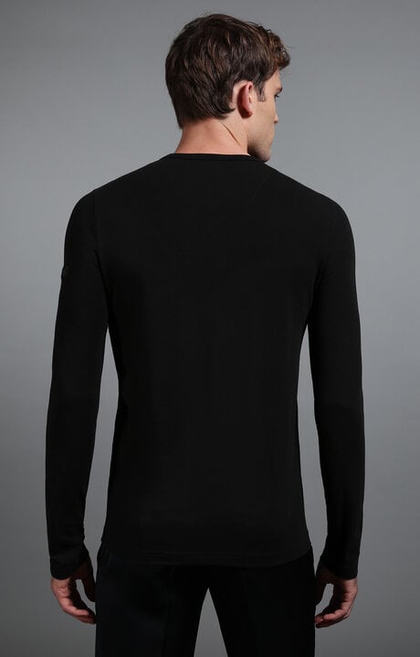 Dirk Bikkembergs Men's Black Long Sleeve T-shirt