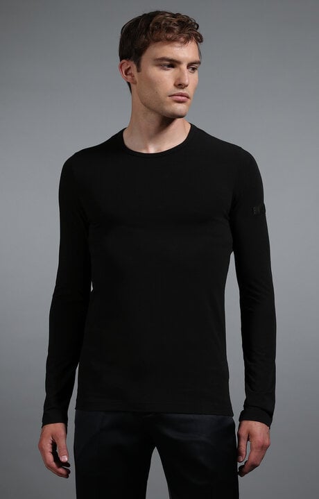 Dirk Bikkembergs Men's Black Long Sleeve T-shirt