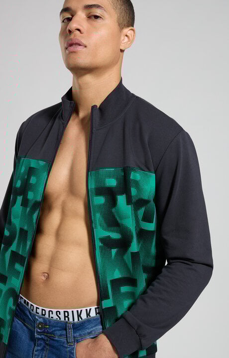 dirk bikkembergs Men's camouflage sweatshirt