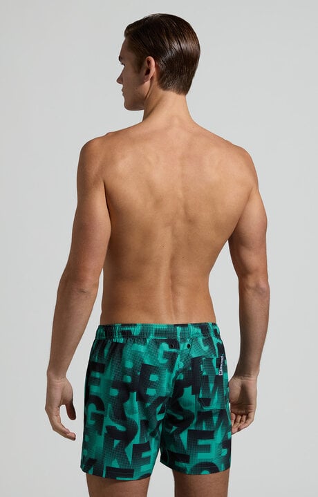 Dirk Bikkembergs Men's Camouflage Swim Trunks