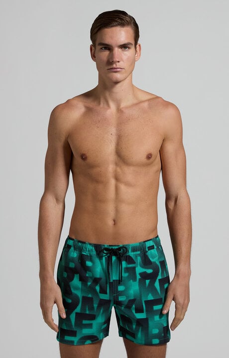 Dirk Bikkembergs Men's Camouflage Swim Trunks