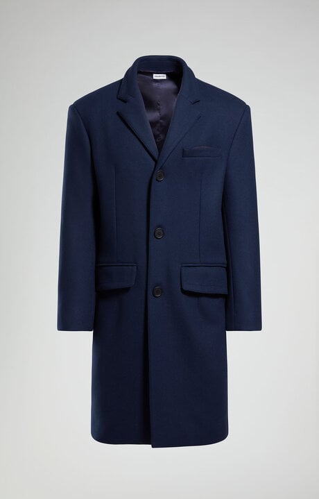 Dirk Bikkembergs Men's Coat With Chain Print