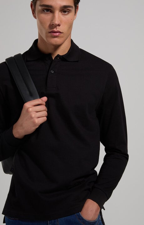 dirk bikkembergs Men's embroidered logo polo shirt