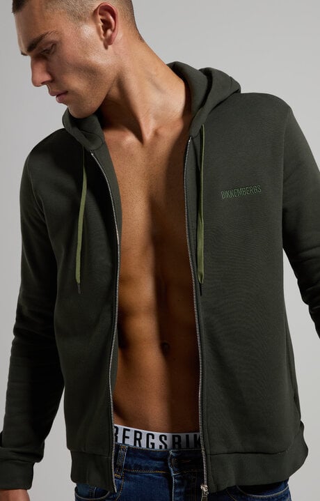 dirk bikkembergs Men's embroidered sweatshirt