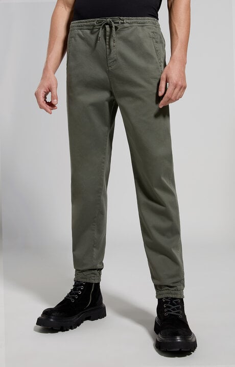 dirk bikkembergs Men's gabardine joggers