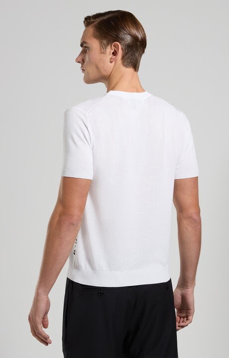 Dirk Bikkembergs Men's Jacquard Knit Pullover