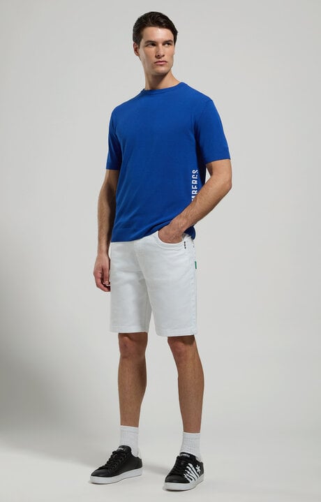 Dirk Bikkembergs Men's Jacquard Knit Pullover