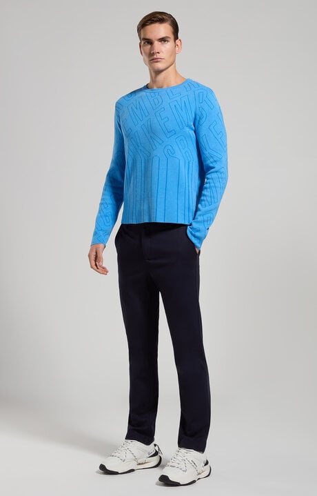 Dirk Bikkembergs Men's Jacquard Knit Pullover