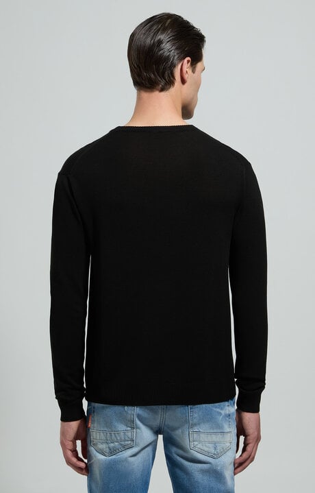Dirk Bikkembergs Men's Jacquard Knit Pullover