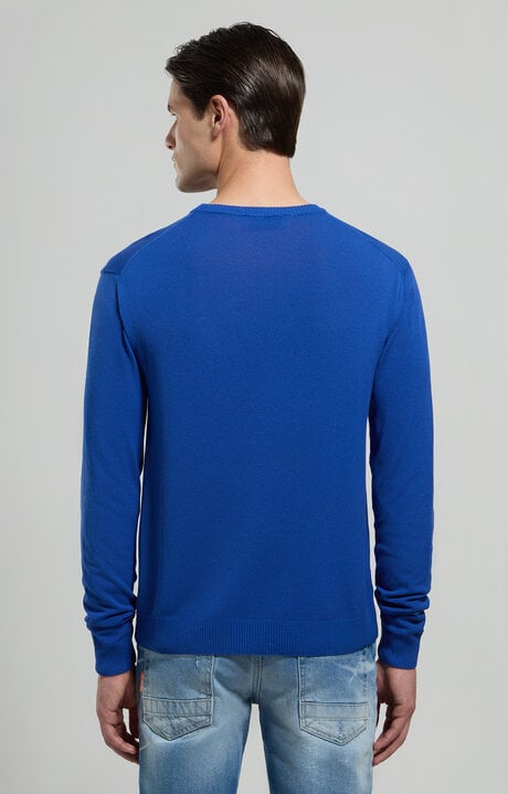 Dirk Bikkembergs Men's Jacquard Knit Pullover
