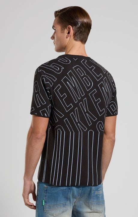 Dirk Bikkembergs Men's Jacquard Knit Pullover