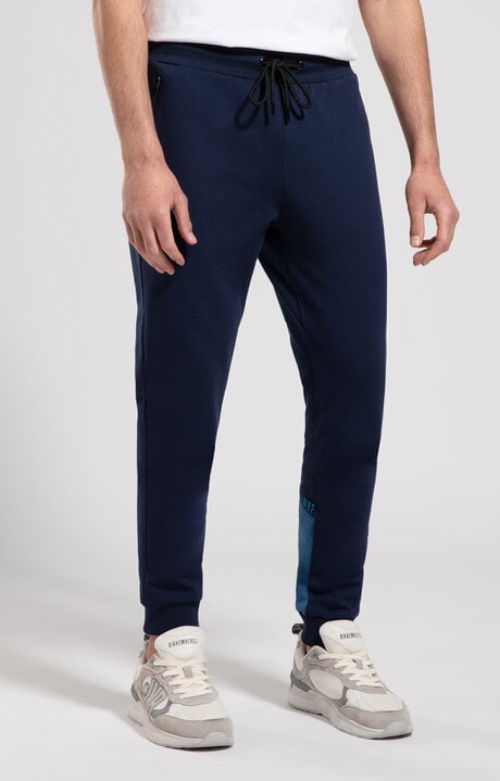 dirk bikkembergs Men's joggers with intarsia