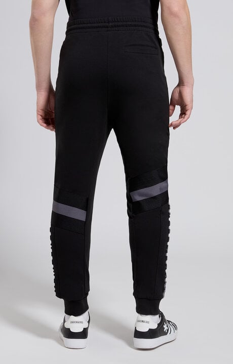Dirk Bikkembergs Men's Joggers With Raised Logo