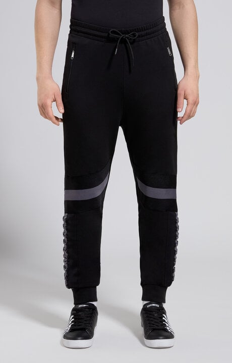 Dirk Bikkembergs Men's Joggers With Raised Logo