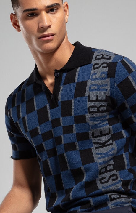 dirk bikkembergs Men's knit polo