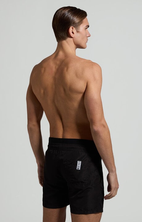 Dirk Bikkembergs Men's Layered Swim Trunks