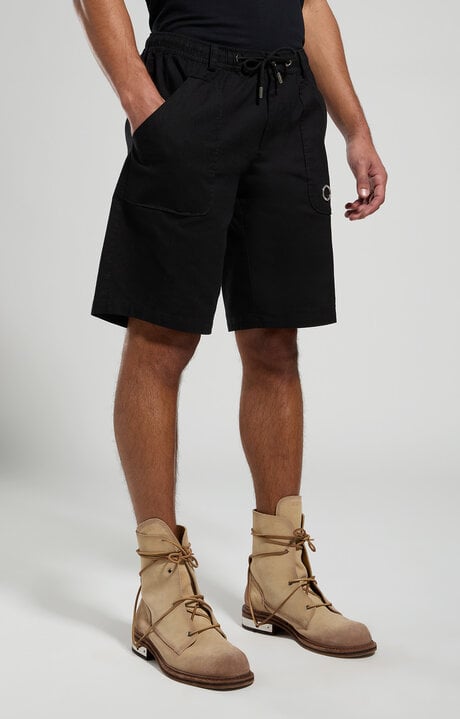 dirk bikkembergs Men's linen shorts