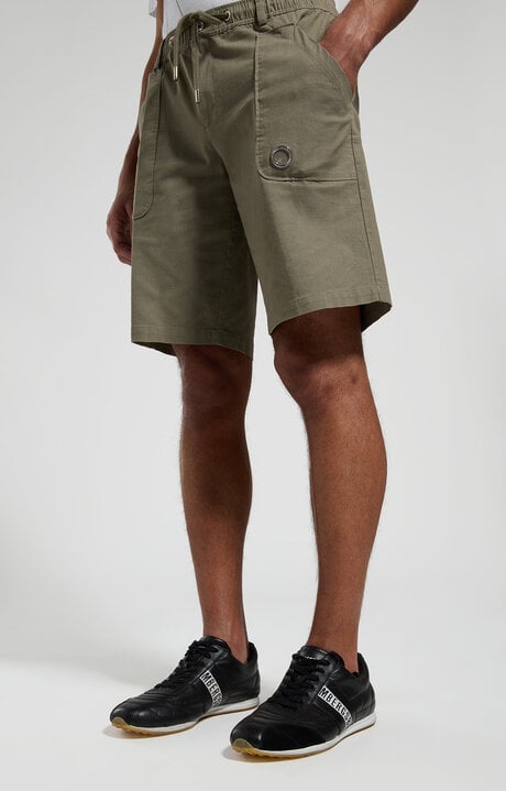 dirk bikkembergs Men's linen shorts