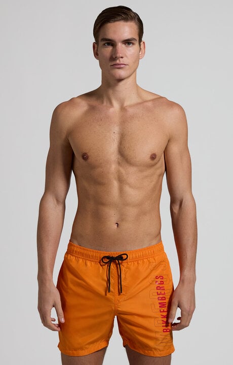 Dirk Bikkembergs Men's Logo Print Boardshorts