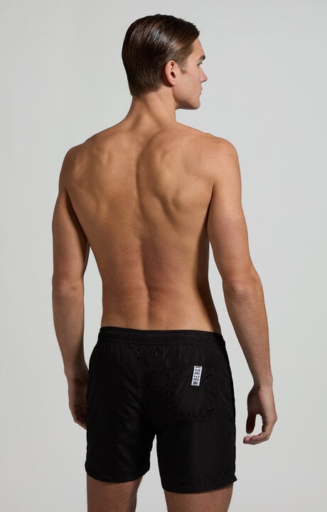 Dirk Bikkembergs Men's Logo Print Boardshorts