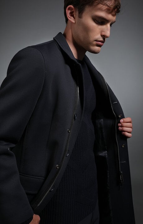 dirk bikkembergs Men's navy coat