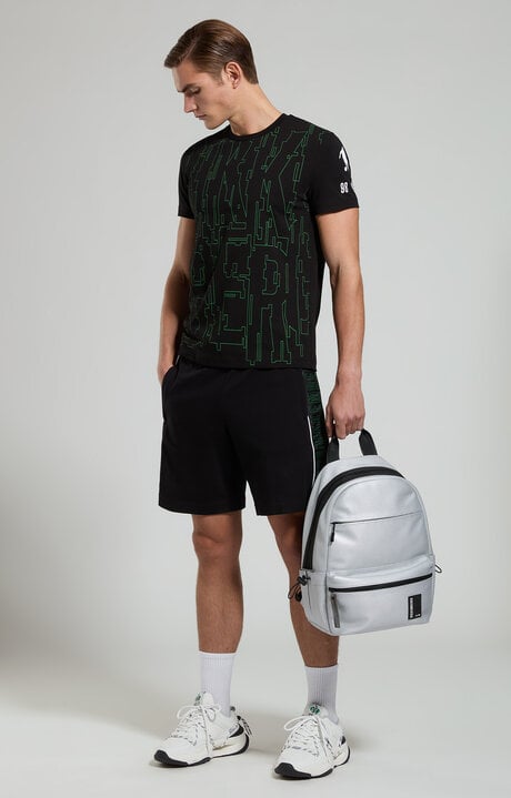 Dirk Bikkembergs Men's Optical Print T-shirt