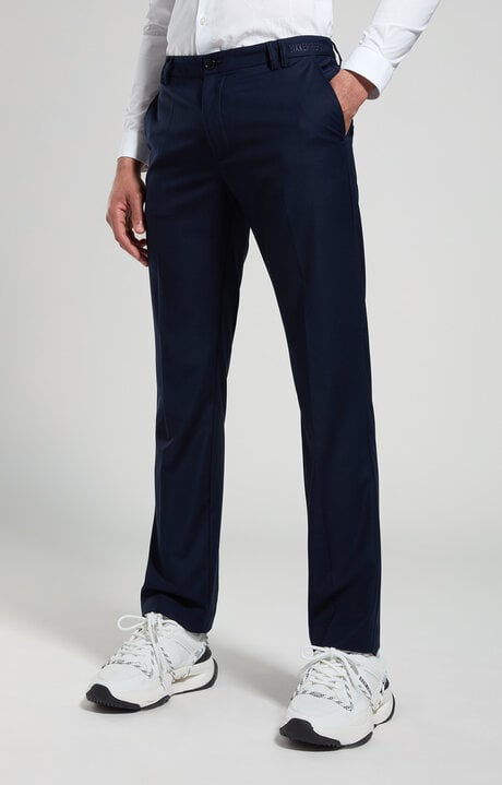 dirk bikkembergs Men's pants in fresco wool
