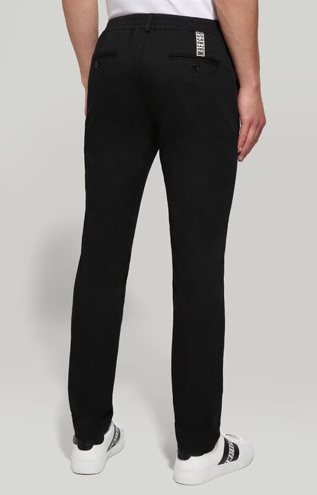 Dirk Bikkembergs Men's Pants With Elastic Waist