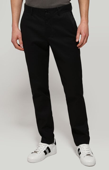 Dirk Bikkembergs Men's Pants With Intarsia