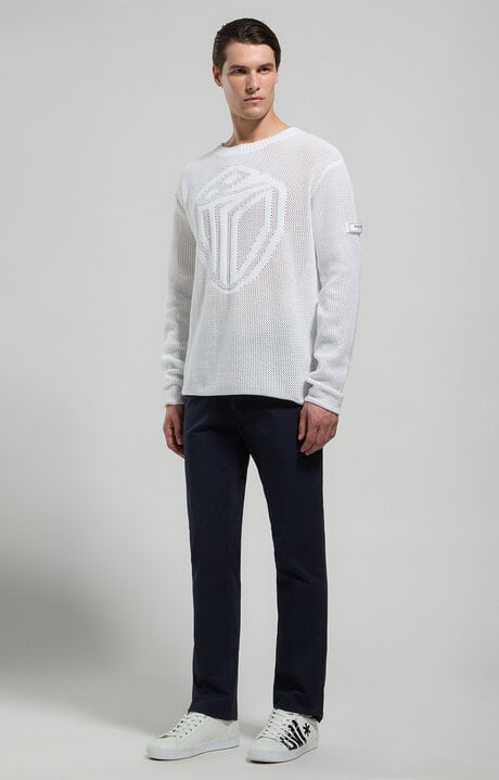 Dirk Bikkembergs Men's Perforated Pullover
