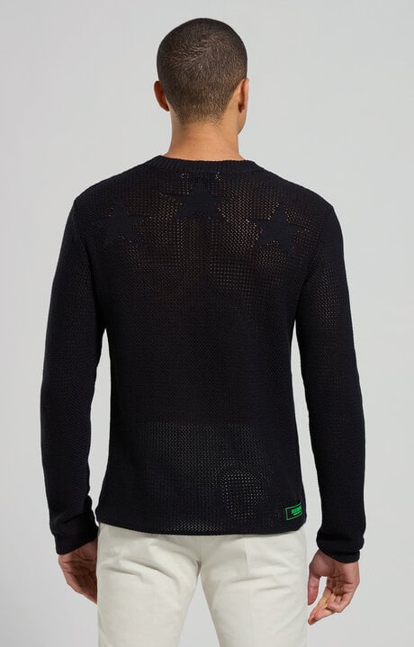 Dirk Bikkembergs Men's Perforated Pullover