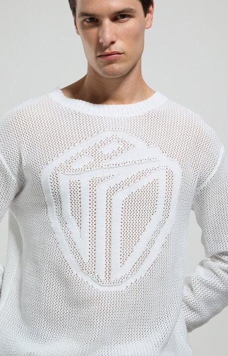 dirk bikkembergs Men's perforated pullover