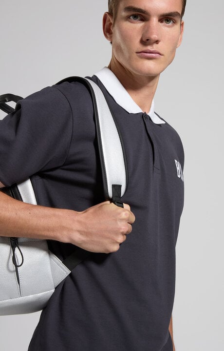 dirk bikkembergs Men's polo in piquet cotton