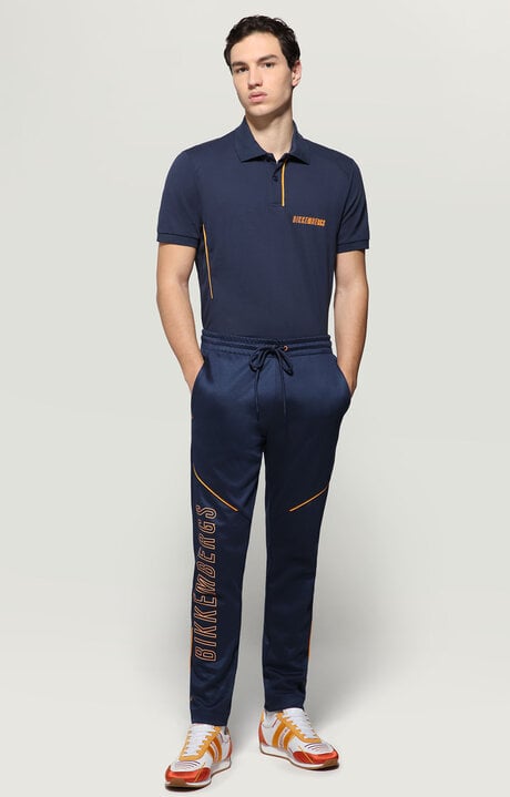 Dirk Bikkembergs Men's Polo Shirt With Raised Logo