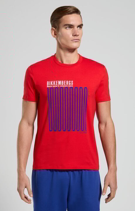 Dirk Bikkembergs Men's Print T-shirt - Slim Fit