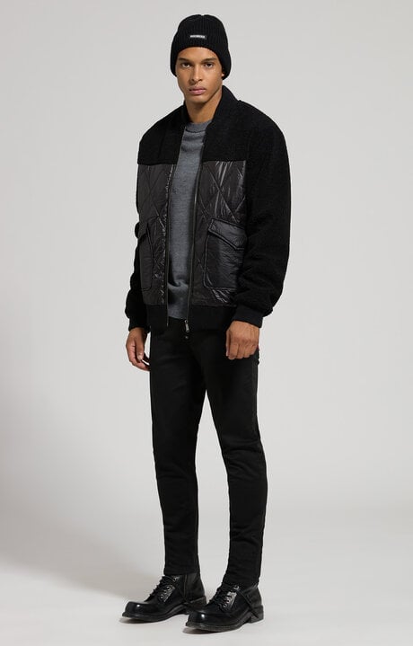 Dirk Bikkembergs Men's Pullover With Jacquard Logo