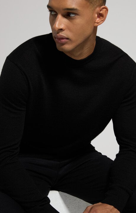 dirk bikkembergs Men's pullover with jacquard logo