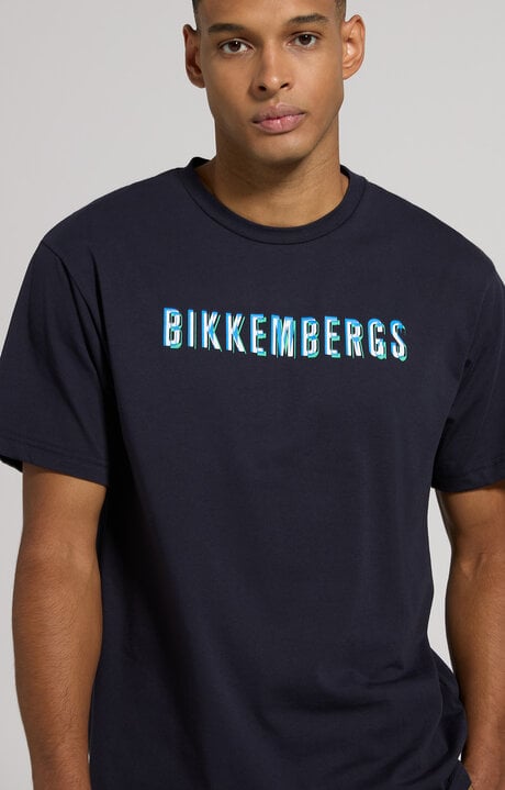 dirk bikkembergs Men's Ready to Ride print T-shirt