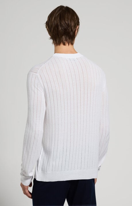 Dirk Bikkembergs Men's Ribbed Knit Pullover