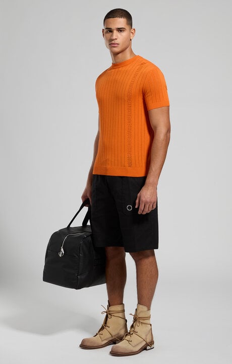 Dirk Bikkembergs Men's Ribbed Knit Pullover