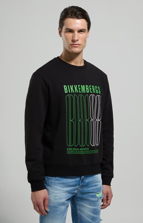 Dirk Bikkembergs Men's Round Neck Sweatshirt