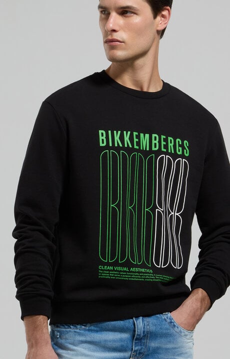 dirk bikkembergs Men's round neck sweatshirt