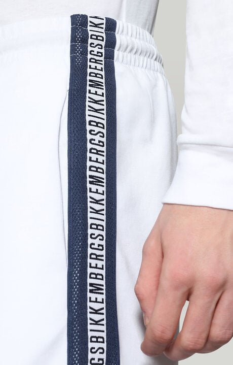 Dirk Bikkembergs Men's Shorts In Interlock Fleece